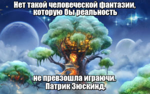 Нет такой человеческой фантазии, которую бы реальность не превзошла играючи. Патрик Зюскинд.